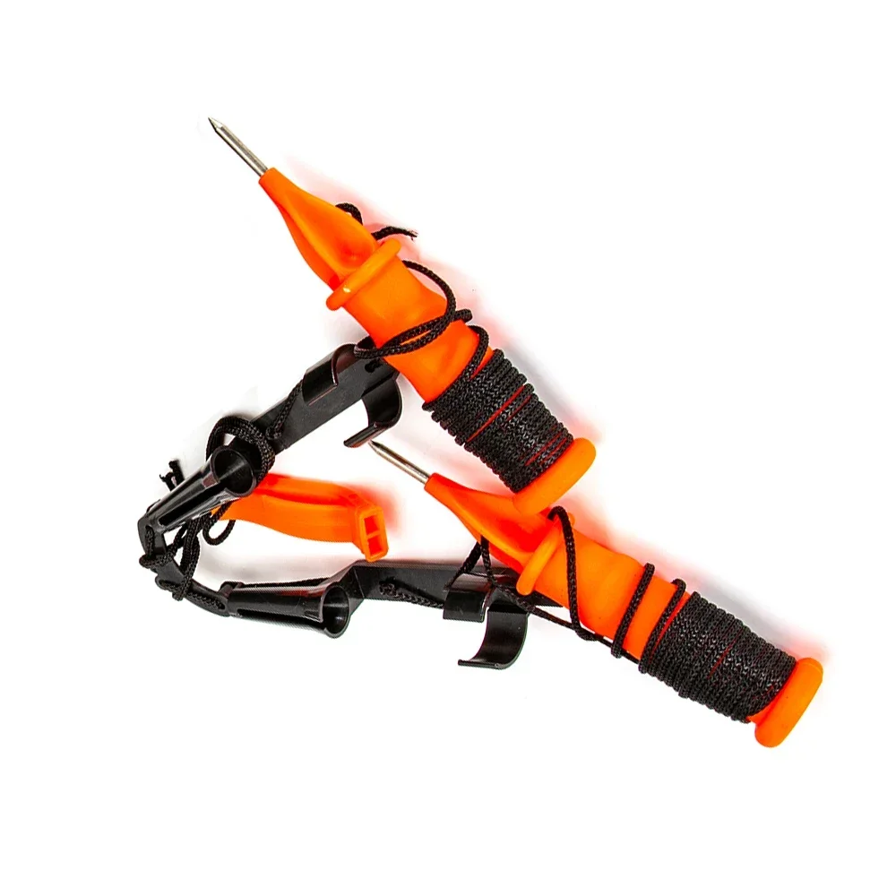 Pick de seguridad portátil para pesca en hielo, agarre automático, picos de mano para salvar vidas, aparejos de pesca, herramientas de supervivencia de emergencia al aire libre - imagen 2