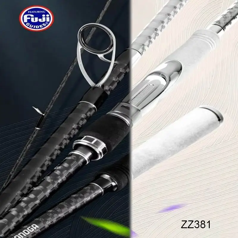 ZZ381 8Kgs Toray T1100 40T fibra de carbono caña de pescar rápida Fuji Alconite Side Sic guías de línea superior 3m 3,2 m