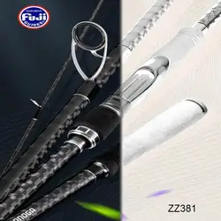 Caña fibra carbono Toray T1100 40T ZZ381 – Acción rápida guías Fuji