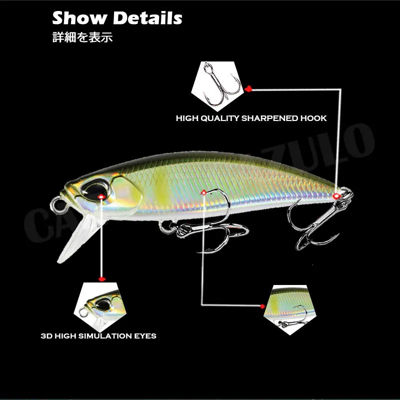 Señuelo Artificial De Pesca De piscardo, Accesorios De Pesca De largo alcance, 48mm, 6,5g - imagen 4