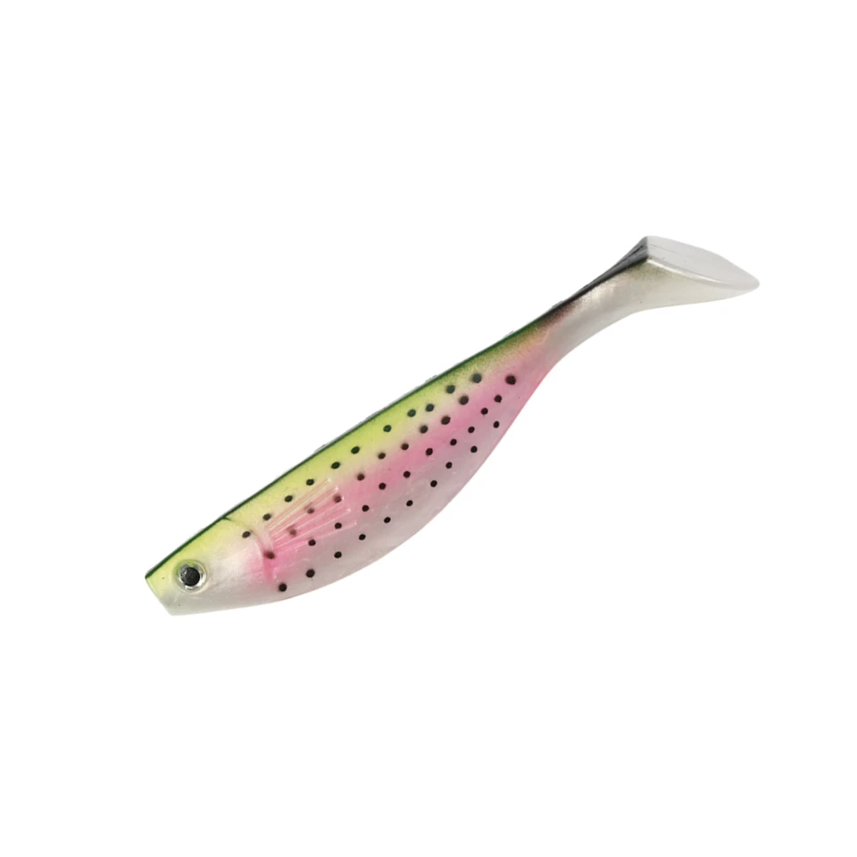 Swolfy-Señuelos de Pesca de agua salada, cebo suave grande, sábalo de silicona, lubina Artificial, Lucio Swimbait, cola de paleta, plantilla Wobblers, 23cm, 70g - imagen 4