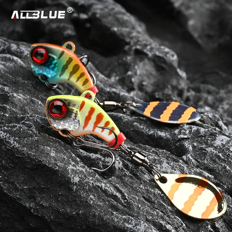 ALLBLUE CYCLONE Tail Spinner - Cuchara metalica vibrante para orilla - imagen 5