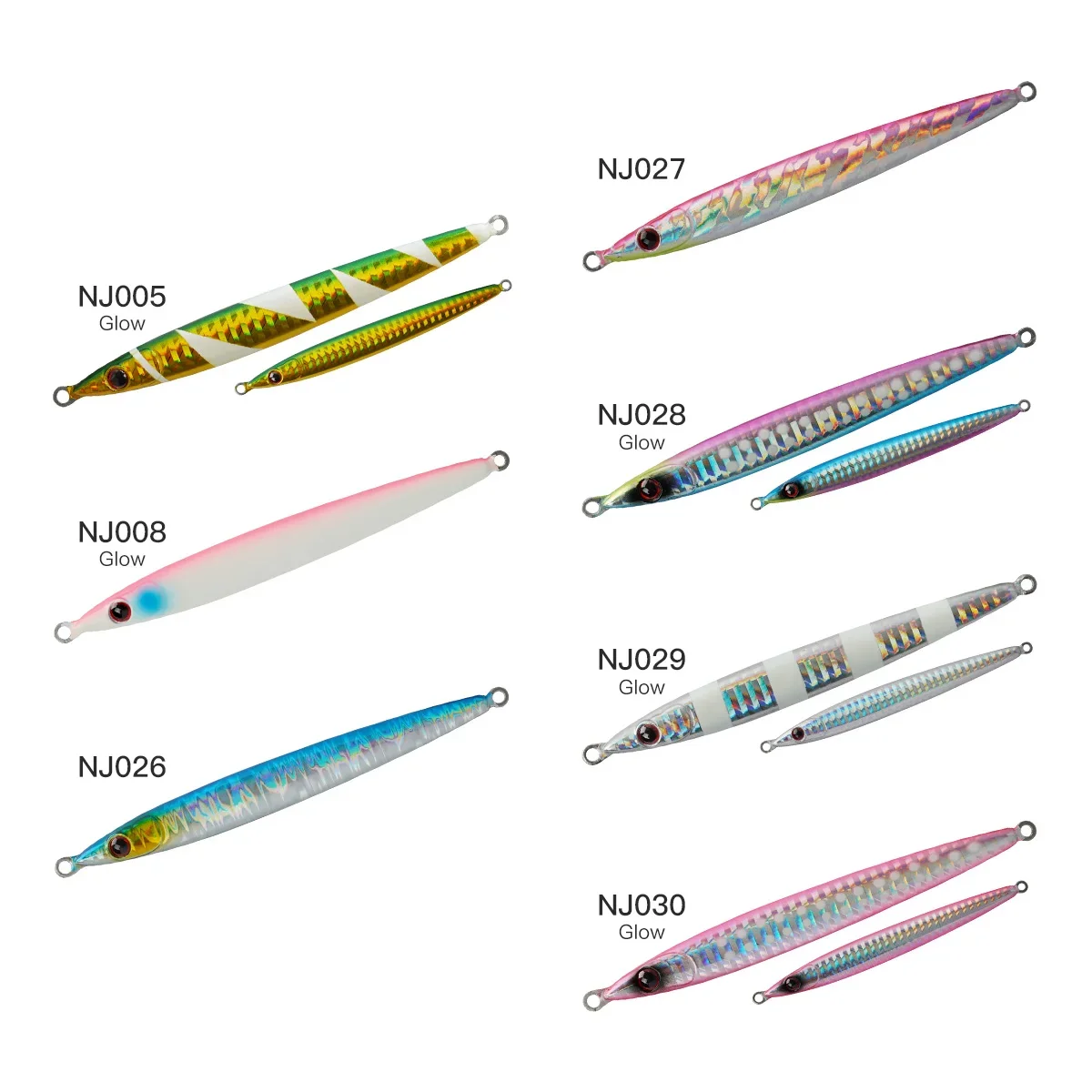 Noeby-señuelo de pesca con plantilla de Metal, plantillas de fundición larga de 60g, paneles de acero, Jigging de orilla más fuerte, Señuelos de pesca de agua salada de fundición larga - imagen 2