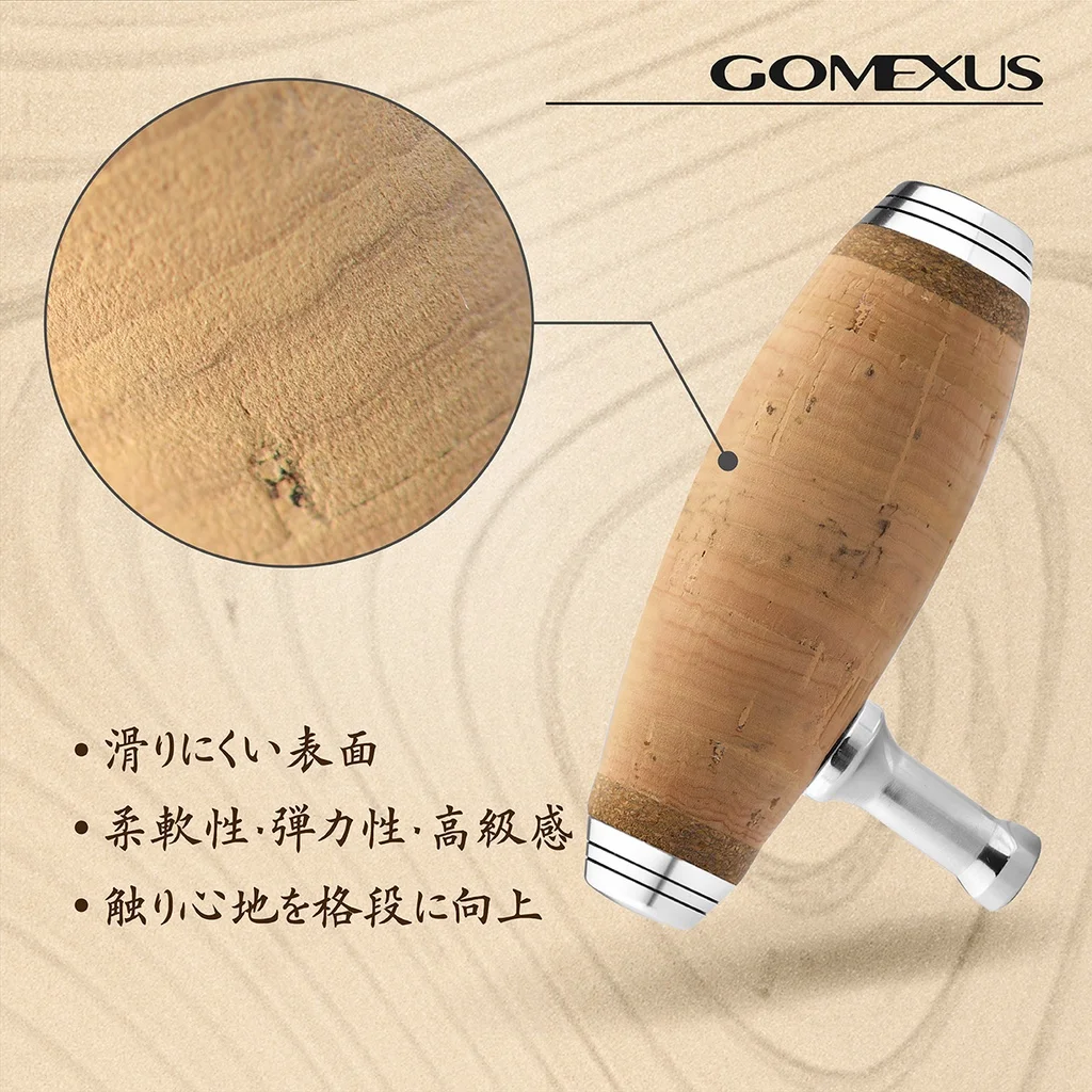 Gomexus Jigging mango liso para Shimano Ocea Jigger Conquest Daiwa Saltiga BJ mango de carrete Fuego CT Baitcasting LC-D 90-110mm - imagen 4