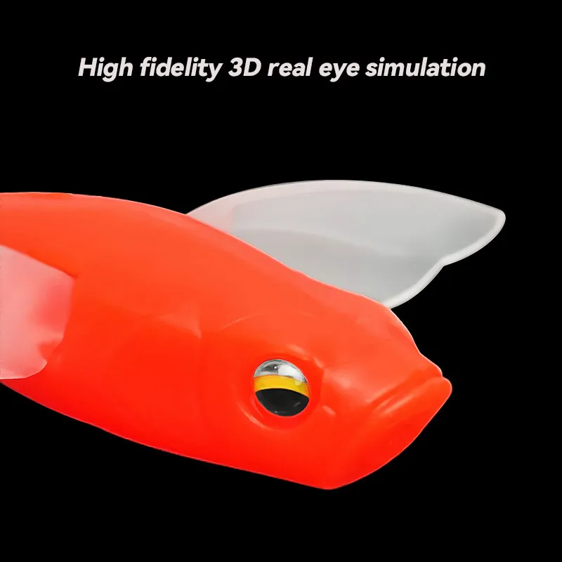 Bazooka-señuelo de pesca de 6,5g/55mm, señuelo de pesca en forma de pájaro, pesca de atún curricán, aparejos de cebo blando - imagen 4
