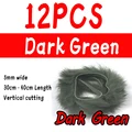 12pcs dark green