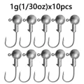 10pcs 1g jig hook