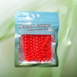 MUKUN-cebo suave con cuentas de maíz, 4mm, 6mm, cuentas de maíz flotantes, hierba, carpa, cebo Artificial de plástico suave de silicona para aparejos