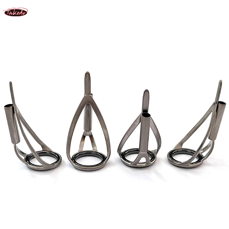 TAKEDO TN99 TUCRLST guías de punta de pesca construcción guías de caña de pescar anillo Kit de reparación de agua salada para accesorios de repuesto de pesca - imagen 3