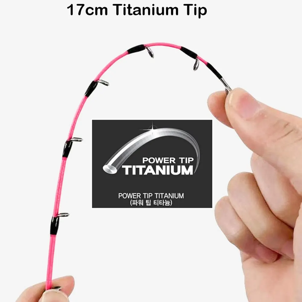 Caña de pescar Johncoo para fundición, caña de jigging de 1,7 m ml, caña de jigging potente, punta de titanio, cola de goma, barra de bote de pulpo - imagen 4