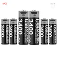 USB AA 3400mWh 6PC