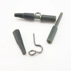 Kit accesorios pesca carpa – Clips seguridad y giratorios