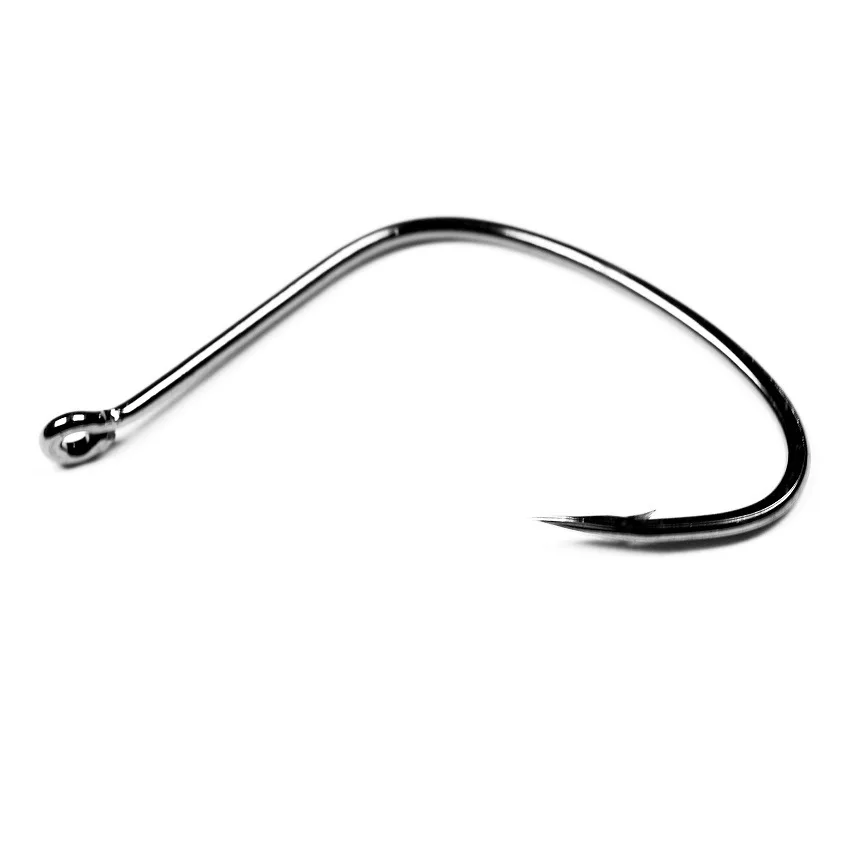 200 unids/lote anzuelo de gusano anzuelo de Pesca de acero rico en carbono accesorios de cebo productos de Pesca suministros aparejos de Pesca al por mayor - imagen 5