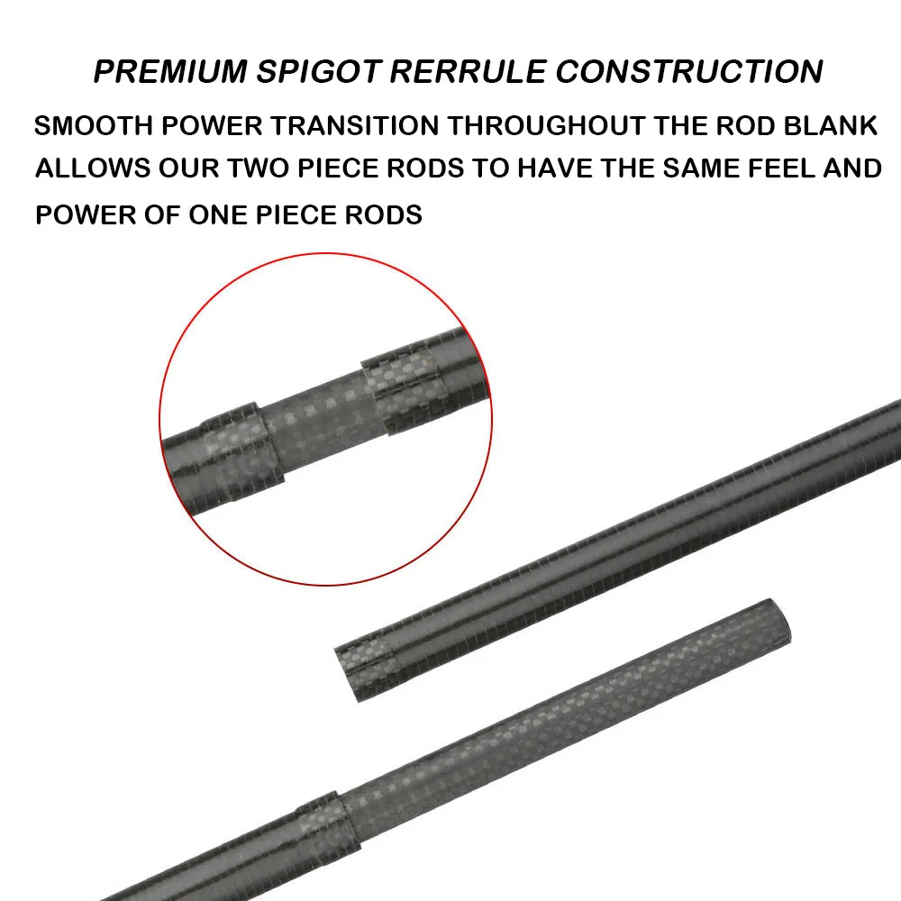 JOHNCOO Egi caña de pescar calamar señuelo caña giratoria 832M/832ML Pe 0,4-1,0 tamaño calamar # 2-4/ # 2-3,5 Súper ligero y sensible - imagen 5