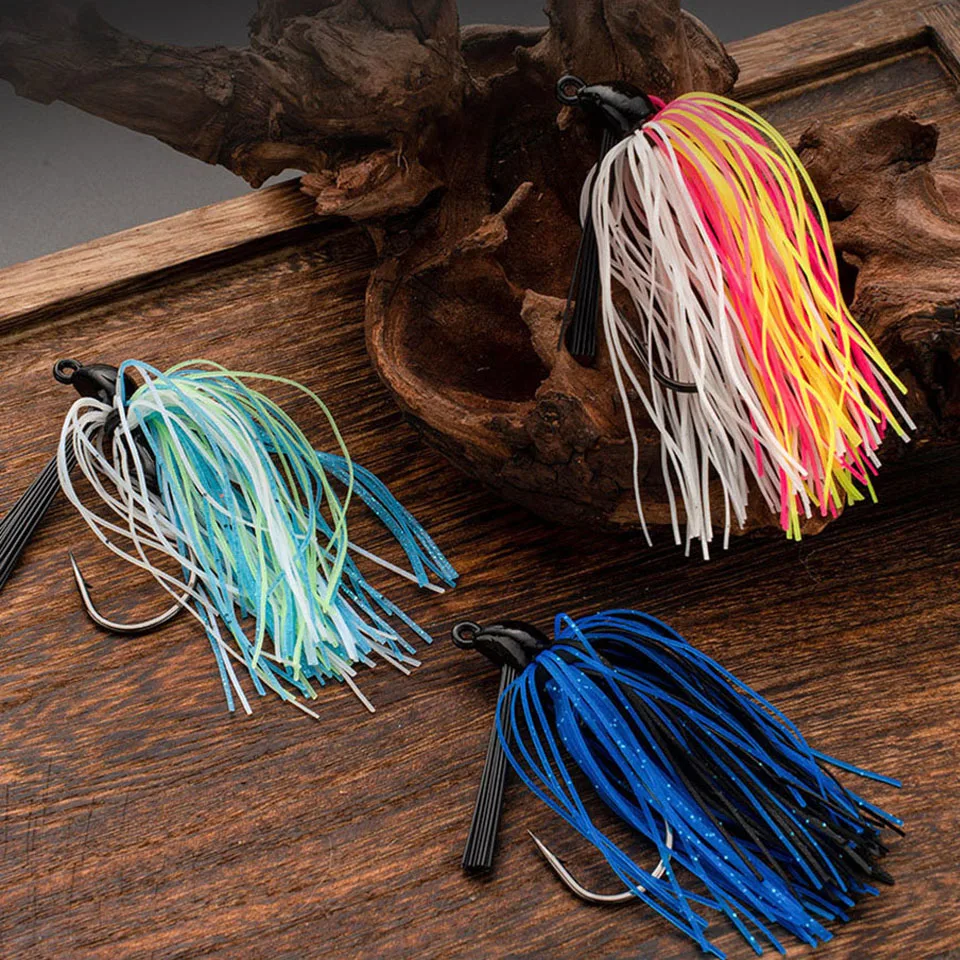 WALK FISH-cebo giratorio de 7G, 10G, 14G, plantilla sin malezas, plantilla para lubina, cebo de pesca, chatterbait Wobbler para aparejos de pesca de lubina - imagen 5