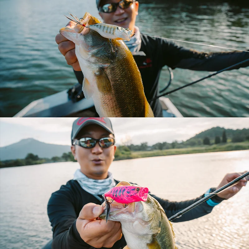 ADUSTA & GUIDE POST cebo topwater multifunción 68MM 13G POPPER/caminar el perro para cebo de pesca superficie de agua Artificial - imagen 5