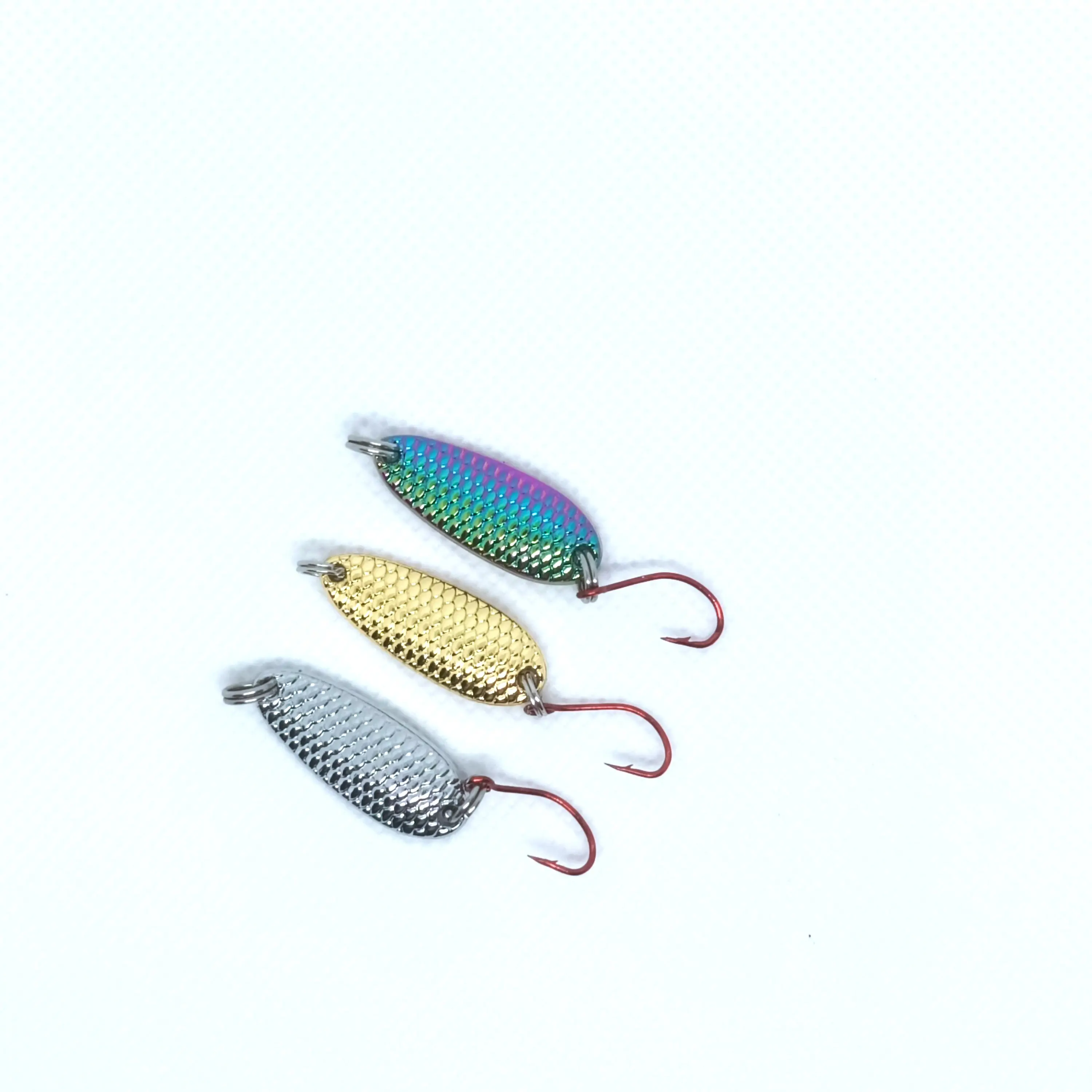 DUODUOYU-Señuelos de Pesca artificiales con un solo gancho, Señuelos de Pesca con cuchara de Metal, 2,5g/3,5g/5g, 1 piezas - imagen 2
