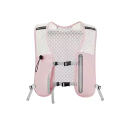 Chaleco de hidratación transpirable para correr, chaleco de hidratación ligero antideslizante, bolsa deportiva, paquete de pecho de vejiga práctico multifuncional