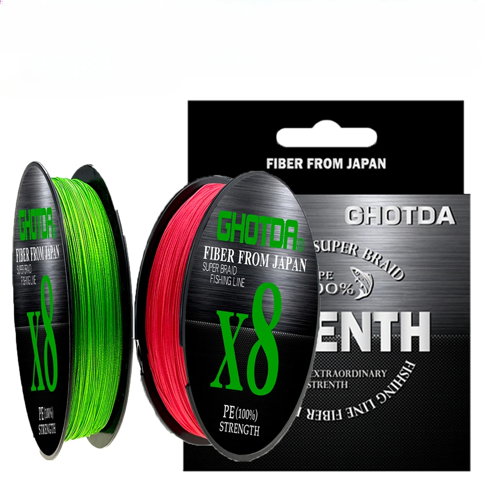 Línea de pesca multifilamento GHOTDA Colorfast, arrastre máximo de 100m, 78LB, 8 hebras, línea de PE para herramientas de pesca en el mar de agua salada, línea No.0.6-8.0 # - imagen 4