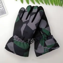 Guantes de esquí antideslizantes para montañismo, manoplas de manga larga para Snowboard, cálidas y gruesas, impermeables, para invierno