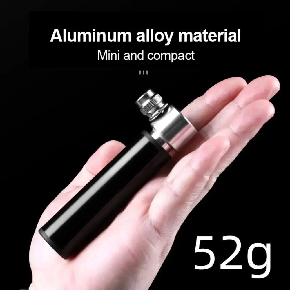 Mini bomba de bicicleta de aleación de aluminio, válvula Schrader Presta, bomba de Ciclismo de Carretera, inflador de neumáticos portátil, accesorios, bomba de aire manual para bicicleta - imagen 5