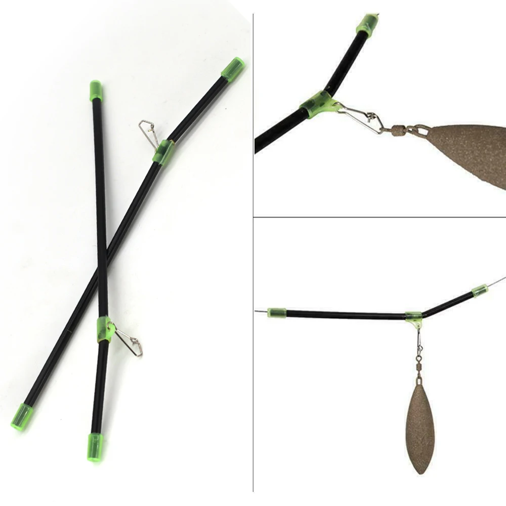 Comedero antienredos para pesca y mar, Boom luminoso con broches, 20 piezas - imagen 5