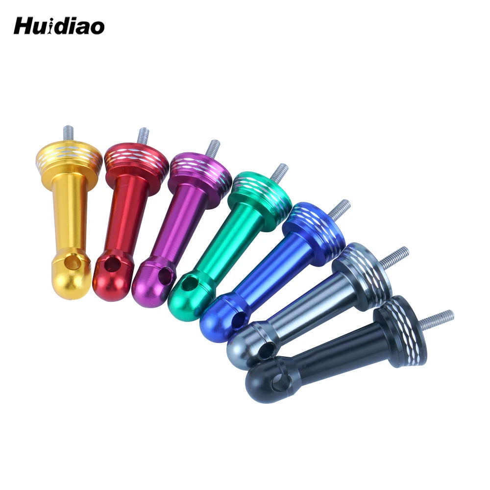 Huidiao-soporte de carrete de pesca ligero, barra estabilizadora de Metal, barra de equilibrio colorida para mango atornillable y enchufable de la serie 500-7000 - imagen 5