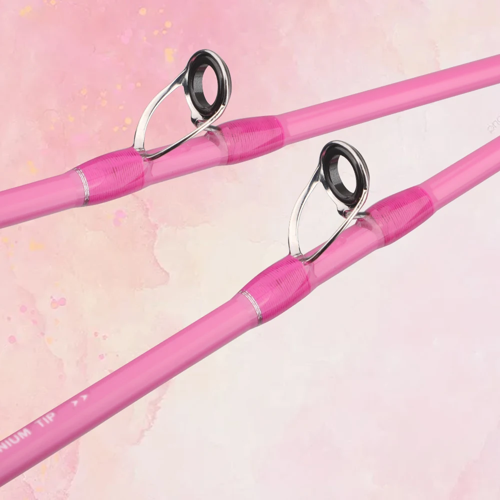 ROLLFISH 1,55 m fibra de carbono punta de titanio barco de calamar varilla de Jigging lenta Action7:3 agua salada y ligera - imagen 2