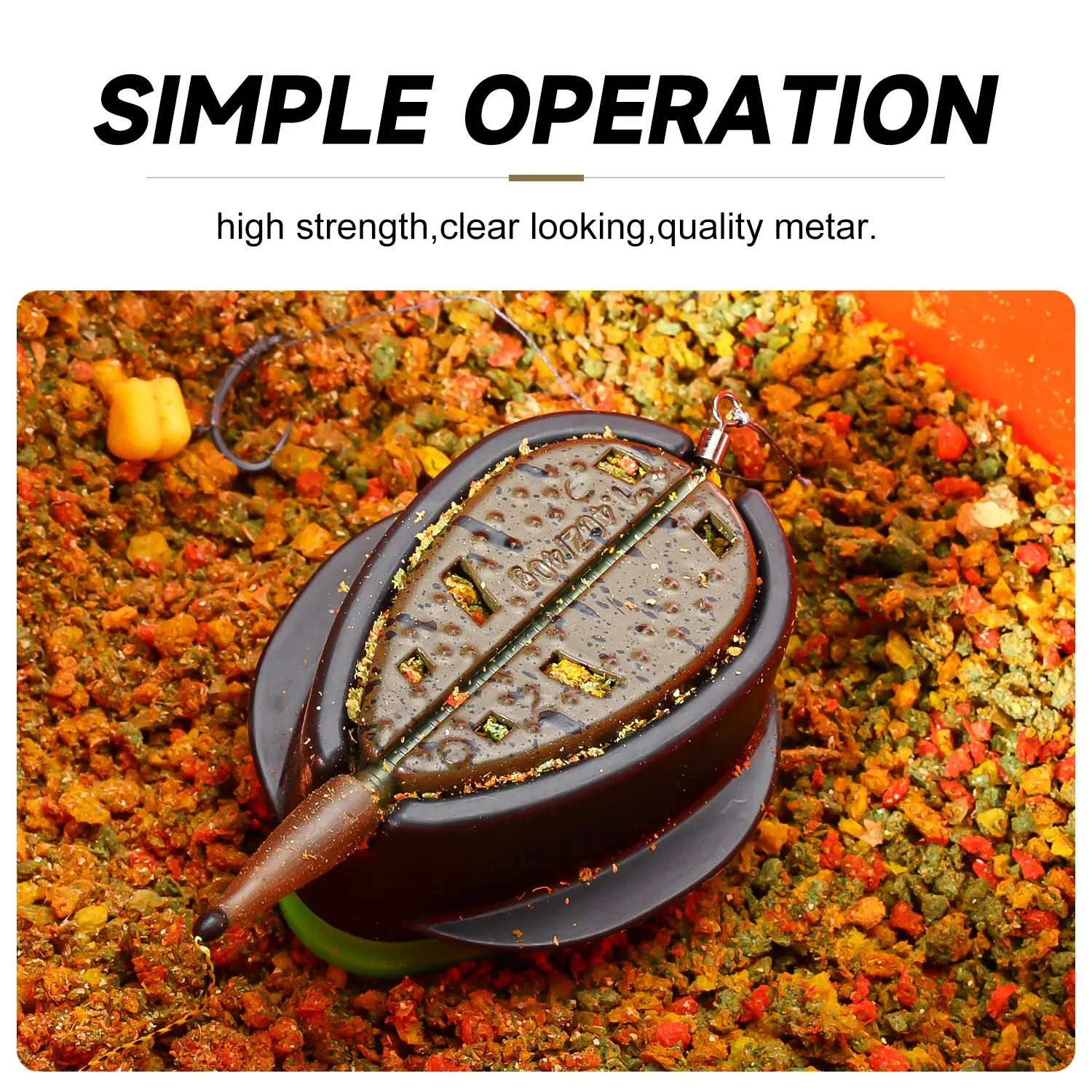Kit alimentador de carpa Sougayilang molde lanzador - imagen 4