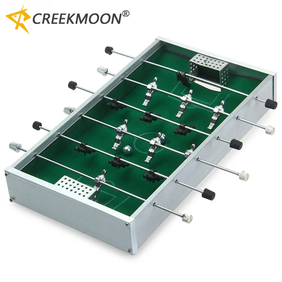 Mini Futbolín de Aleación de Aluminio, Mesa de Fútbol, Juguete para Niños, Futbolín de Metal, Regalo para Niños, Juego de Mesa de Futbolín Multicolor - imagen 2
