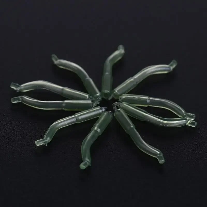 20/50/100 Uds. Accesorios de pesca de carpa D Rig Kickers gancho línea alineadores manga antienredos para el cabello Ronnie Rig aparejos finales - imagen 5