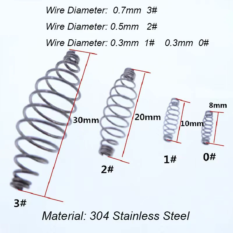 1000 Uds 304 anzuelo de Pesca de acero inoxidable alimentador de cebo gancho de carpa de resorte plantilla de explosión anzuelo aparejos de Pesca de primavera Pesca - imagen 4