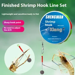 Juego de anzuelos y sedal para pesca de gambas y langostas