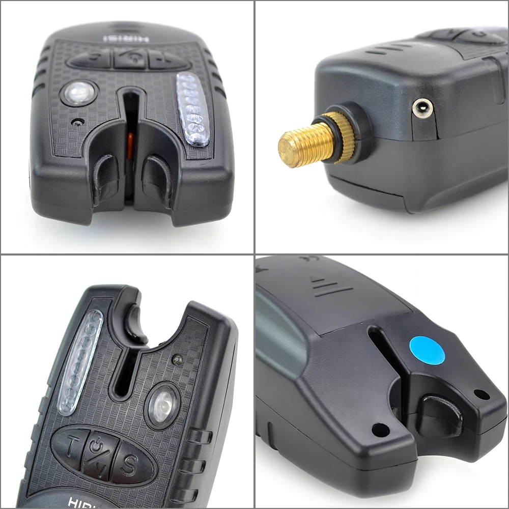 Hirisi B1114 – Alarma de mordida LED 8 direcciones para carpa - imagen 5