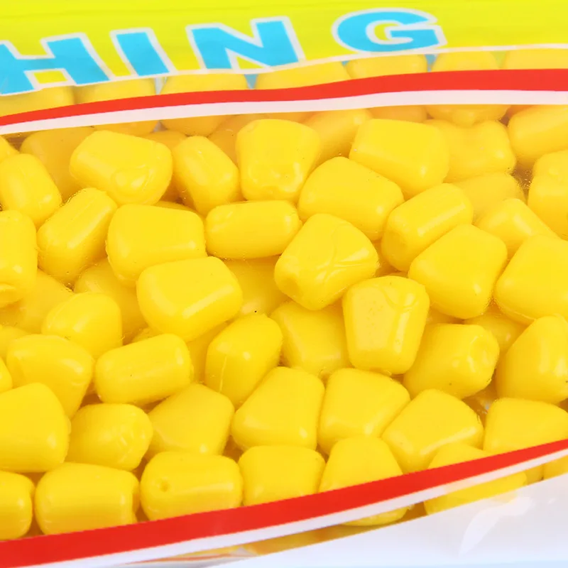 Jooyoo-señuelo de Pesca de maíz suave, 100 piezas, 1cm, 0,4g, flotante, cebo de silicona Artificial, Pesca de carpa - imagen 3