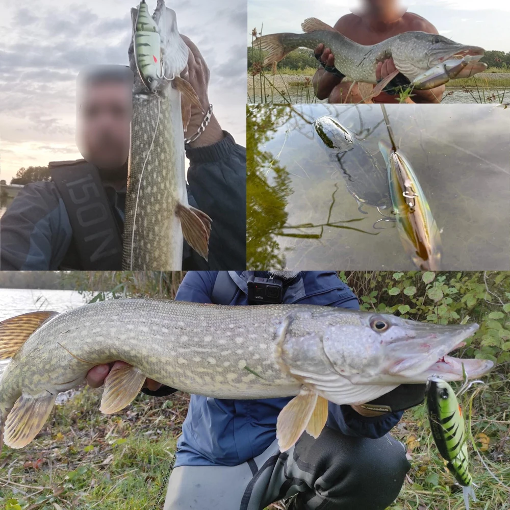 Swimbait articulado 160mm – señuelo duro para lucio y bass - imagen 5
