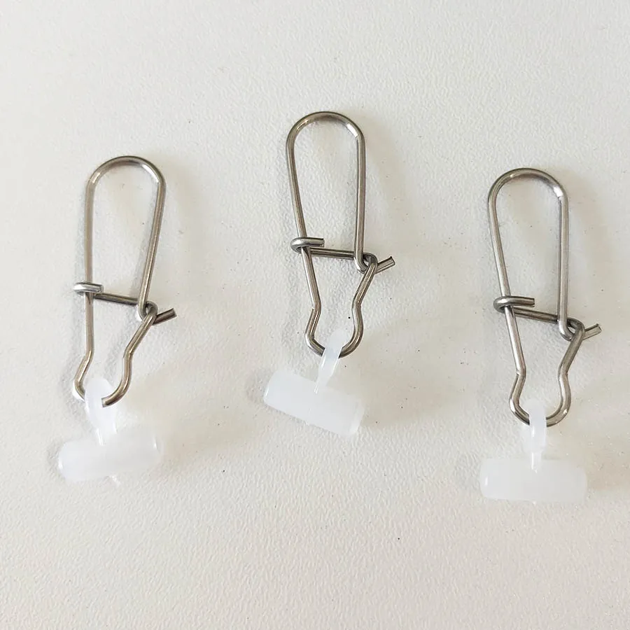 Línea de pesca de alta resistencia, plomos deslizantes, cabeza de plástico azul giratoria con cierre doble, deslizador de pesca a presión, 10 piezas - imagen 5