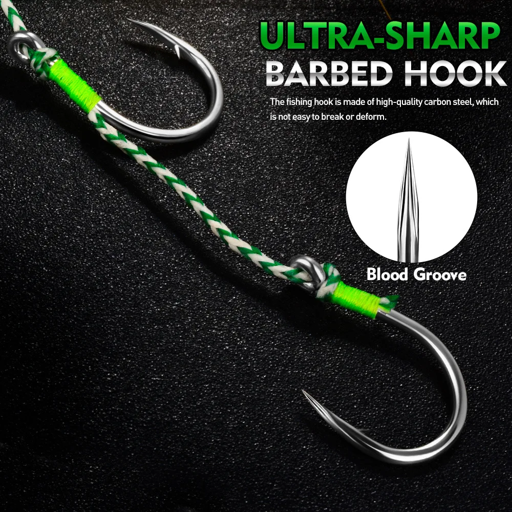 Cebos blandos de pulpo luminosos con anzuelos de jigging, señuelos de calamar de silicona coloridos para pesca nocturna, cebo de calamar, anzuelo de pesca Sabiki - imagen 2