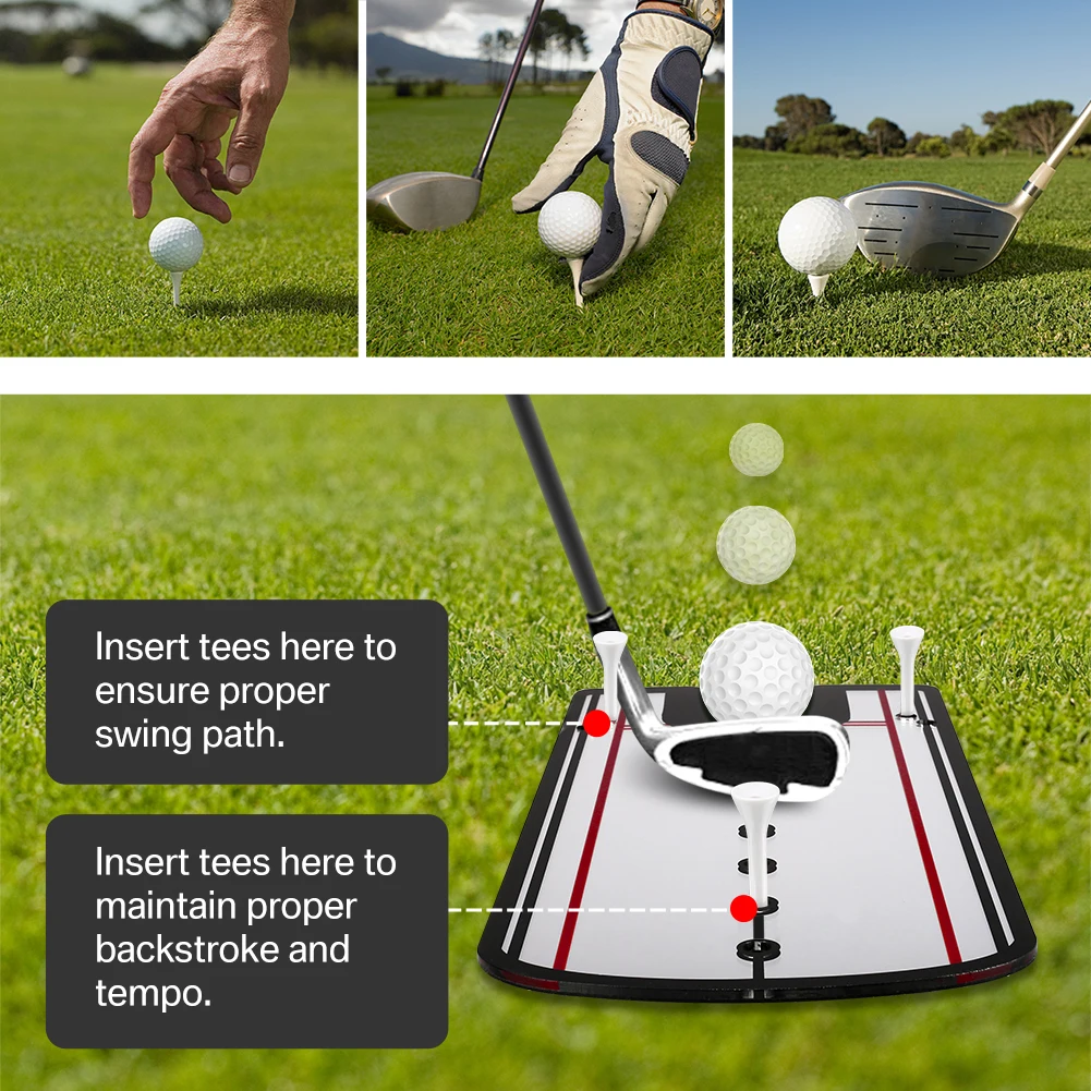 Espejo de alineación para putt - Entrenamiento de colocación y ojo - imagen 5