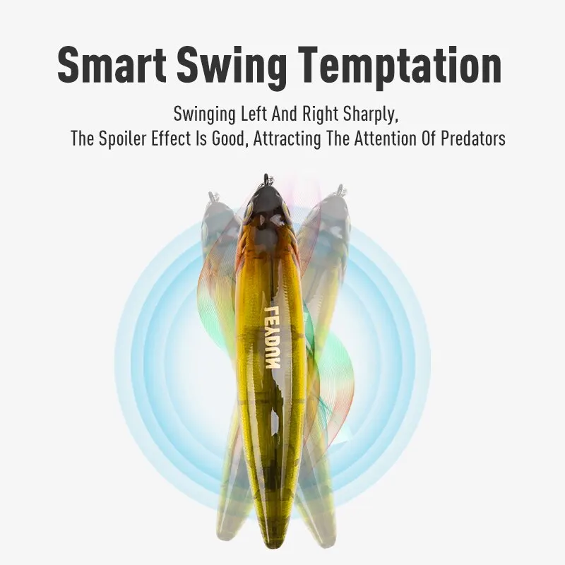 Señuelos de pesca tipo lápiz flotante con garra en Z, 2 unidades, 100mm, 20g, Stickbait, superficie Topwater, cebos duros para caminar sobre el perro, Wobblers para Lucio - imagen 4