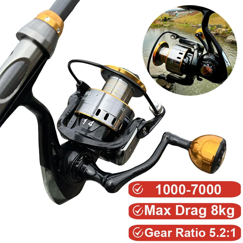 Carrete Baitcasting Ultraligero Metal 8KG – Surf roca y playa