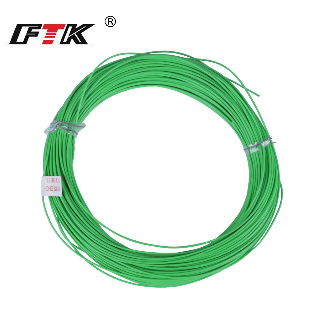 FTK 100FT WF3/4/5/6/7/8F línea de pesca con mosca sin bucle peso Forwad línea flotante - imagen 5