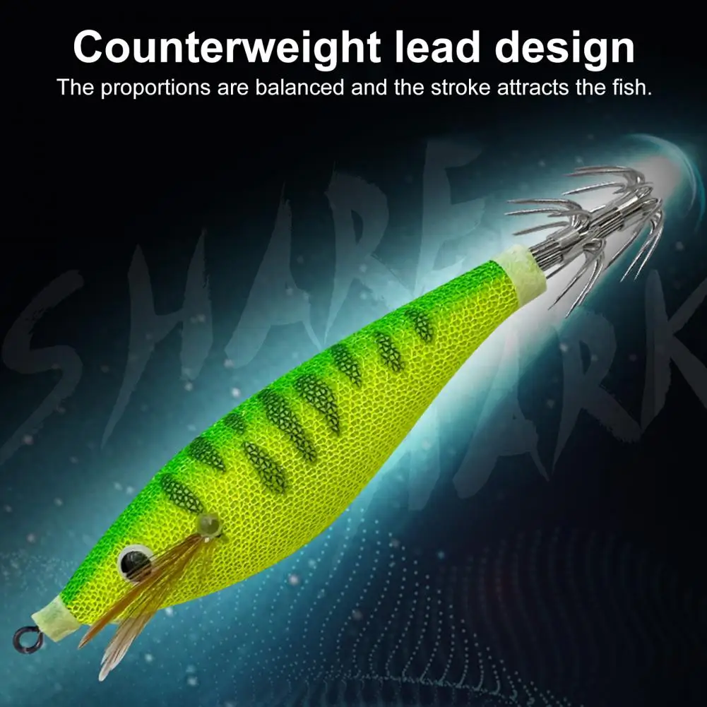 Señuelo de camarón brillante de 10CM/10G, señuelo de pesca simulado con anzuelo de calamar, cebo Artificial biónico, accesorios de pesca de trucha y lubina - imagen 2