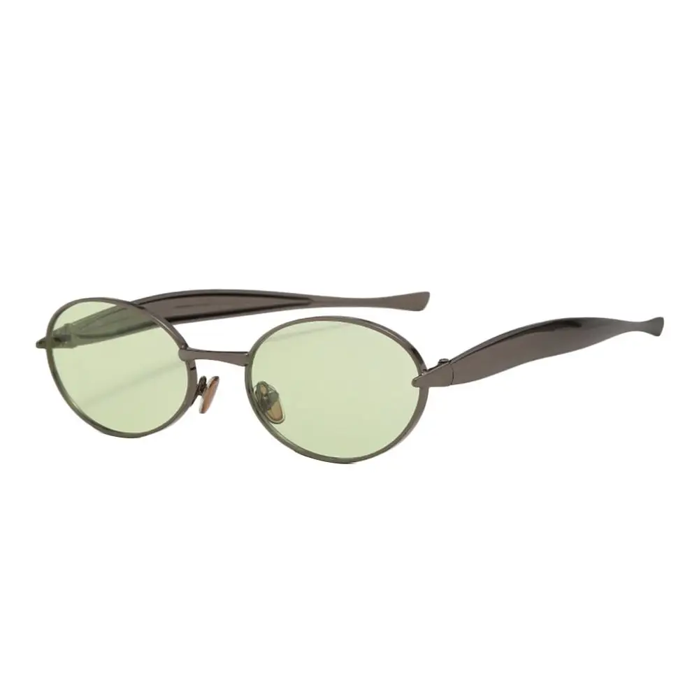 Gafas de sol de moda con protección UV400 para mujer, gafas de conducción Retro informales, gafas de sol de Metal para mujer - imagen 2