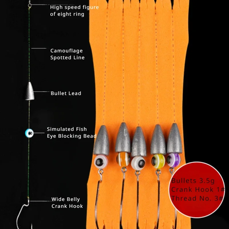 Anzuelos Crankbait y Texas Rig para Lubina - Pack completo premium - imagen 5