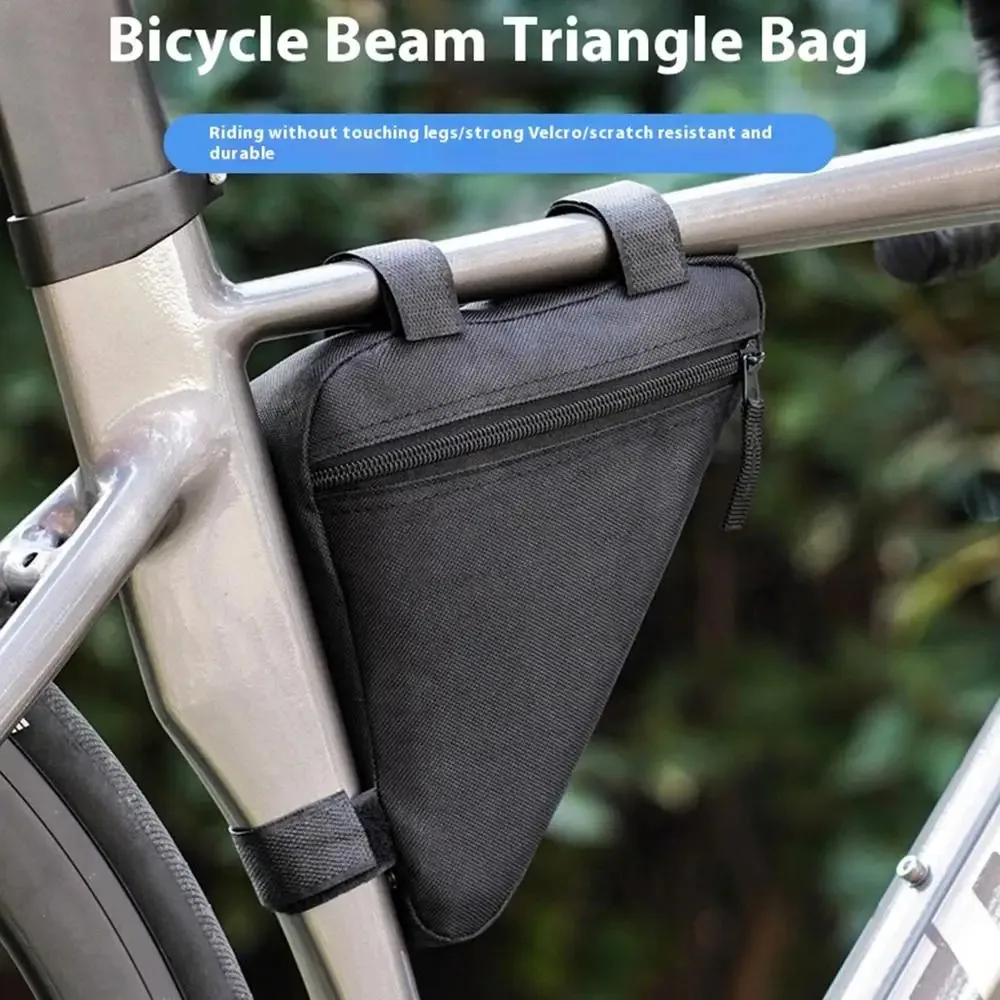 Bolsa triangular para bicicleta, piezas impermeables para bicicleta, manillar de marco frontal, bolsas para ciclismo - imagen 3