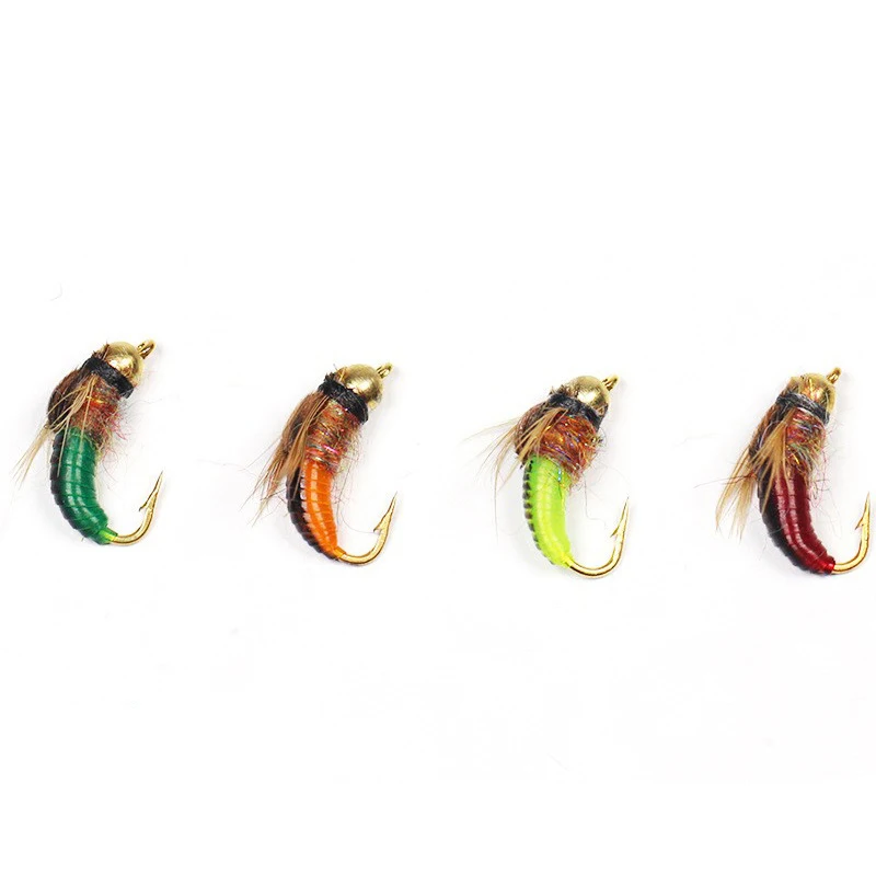 Cabeza de Cuentas Latón Hundimiento Rápido Pesca Mosca Trucha - imagen 5