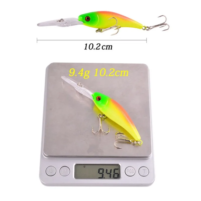 Señuelo de pesca Artificial, cebo duro de plástico, Swimbait realista, Wobbler, Japón, 1 piezas, 10,2 cm, 9,4g - imagen 5