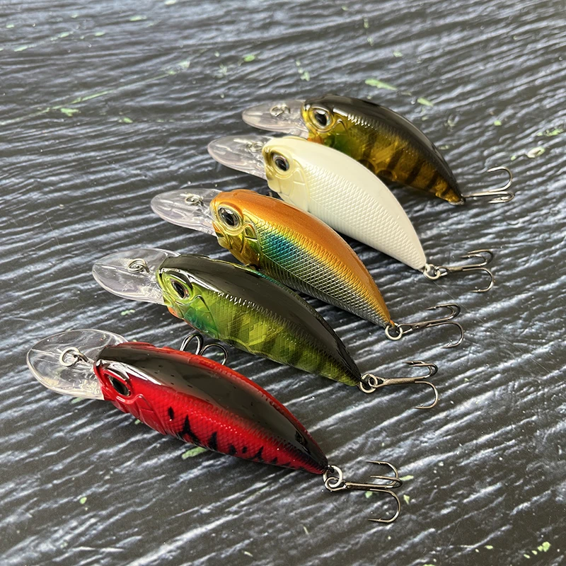 Señuelos de Pesca flotantes Crankbait, cebo duro Artificial para lucio de agua salada, manivela Popper, equipo de plástico Swimbait, 90mm, 15g - imagen 3
