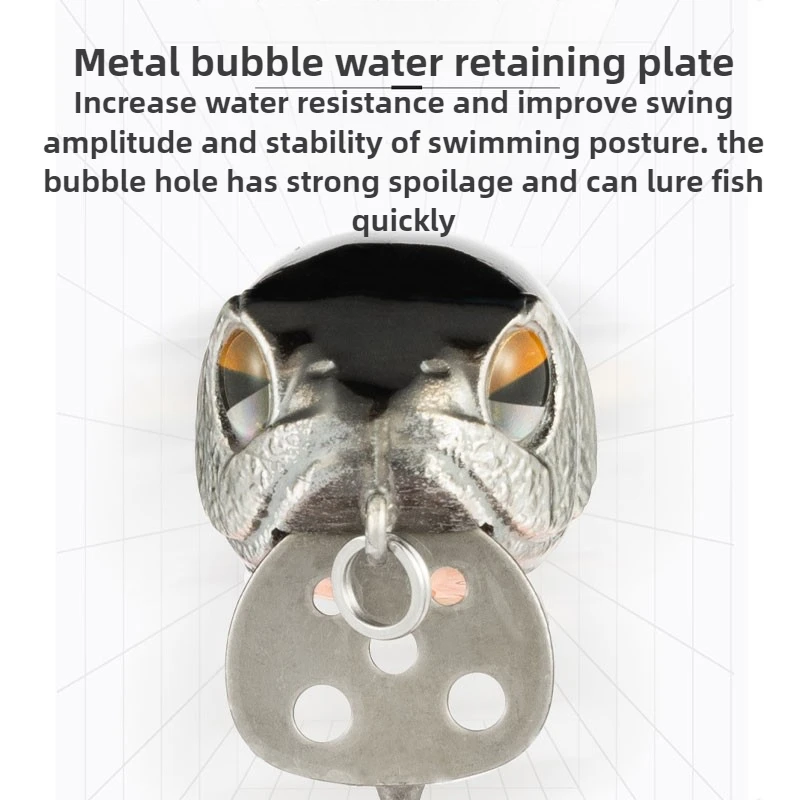 Señuelos de pesca con hélice para Tractor Topwater, 5,5 cm, 10g, Wobbler de vibración flotante, cebo duro Artificial, equipo de pesca - imagen 5